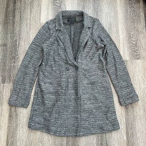 Sanctuary Knit Longline Blazer Grey XS